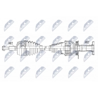 Приводной вал NTY NPW-VW-103 Volkswagen Transporter (T5) 5 Фургон 3.2 V6 235 л.с. 2004 – 2009 7W3 FQI