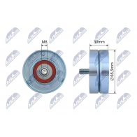 Натяжитель приводного ремня NTY T3 B3B RNK-ME-068 Mercedes C-Class (W203) 2 Седан 2.2 C 200 CDI (2007) 122 л.с. 2003 – 2007