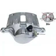 Тормозной суппорт HELLA PAGID KXLAAM 8AC 355 393-351 3715574 AC933 5