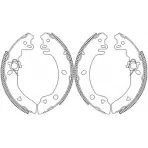 Тормозные колодки, комплект HELLA PAGID Q03 10 8DB 355 003-131 WKIGYU 3719899