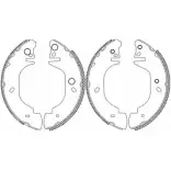 Тормозные колодки, комплект HELLA PAGID Q1 085 A0LR546 3719926 8DB 355 003-411