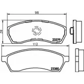 Тормозные колодки, дисковые, комплект HELLA PAGID 23 379 3720931 8DB 355 014-011 23380