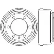 Тормозной барабан HELLA PAGID 3724784 8DT 355 300-091 LCYEMJ 60 906
