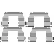 Ремкомплект тормозных колодок HELLA PAGID K043 6 Fiat Croma (194) 2 Универсал 2.4 D Multijet 200 л.с. 2005 – 2025 8DZ 355 205-091 B01W3L