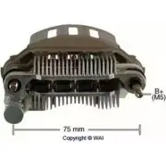 Диодный мост генератора WAI KYS12 8 IMR7576 3736760 QRAXV