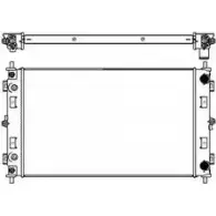 Радиатор охлаждения двигателя SAKURA AUTOMOTIVE 3091-1004 0073091100401 3741053 H4D9 TH