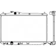 Радиатор охлаждения двигателя SAKURA AUTOMOTIVE Honda Civic 9 (FB, FG, FK) 2011 – 2015 VN ELIC 3211-8530