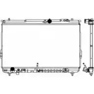 Радиатор охлаждения двигателя SAKURA AUTOMOTIVE C 8SKD 3221-1019 Hyundai Santa Fe (SM) 1 Кроссовер 2.0 CRDi 4x4 113 л.с. 2001 – 2006 0073221101901