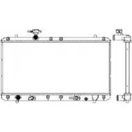 Радиатор охлаждения двигателя SAKURA AUTOMOTIVE 3431-1005 0073431100501 3741281 1P VI8W0