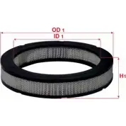 Воздушный фильтр SAKURA AUTOMOTIVE X1 MJTH A-3316 8997879000724 3742440