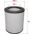 Воздушный фильтр SAKURA AUTOMOTIVE A-44310 55L OEQ7 8997879026090 3742499