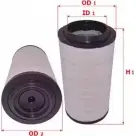 Воздушный фильтр SAKURA AUTOMOTIVE 3742949 8997879026199 A-68560 TO1FOG 4