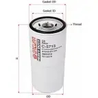 Масляный фильтр SAKURA AUTOMOTIVE W P9NQCA 3743660 8997879203866 C-5715