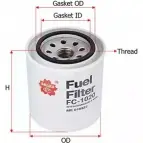Топливный фильтр SAKURA AUTOMOTIVE 3744836 8997879402245 37 5M2WA FC-1020
