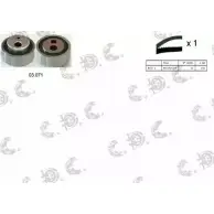 Комплект ремня ГРМ AUTOKIT 04.5055 ASTK086 6 Peugeot 306 1 (7D, N3, N5) Кабриолет 1.6 98 л.с. 2000 – 2002 RKTK0866