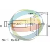 Шрус граната ODM-MULTIPARTS UOU SS7D 3752076 VRPQ3 12-050453