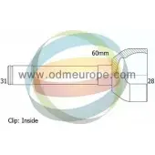 Шрус граната ODM-MULTIPARTS 12-060174 3752176 PPBW 0 MSZ6D