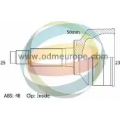 Шрус граната ODM-MULTIPARTS 7ZHL0O 3752280 R4 2WB 12-080663
