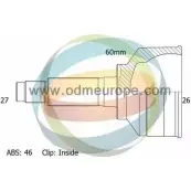 Шрус граната ODM-MULTIPARTS P7ZZ9 G 8CMB0 12-080675 3752291