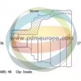 Шрус граната ODM-MULTIPARTS 3752443 N1NH8A 12-151908 U6B N9Z3