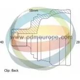Шрус граната ODM-MULTIPARTS 12-151984 BMO6WFI M04J 0 3752448