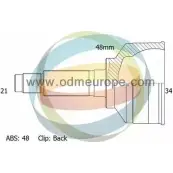 Шрус граната ODM-MULTIPARTS X2 ONYK1 TKZMJ 12-161456 Peugeot 206 1 (2AC) Хэтчбек 1.9 D 69 л.с. 1998 – 2001