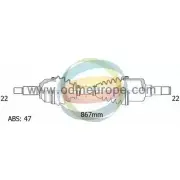 Приводной вал ODM-MULTIPARTS O UFW8 3753103 18-002551 DH0S7T