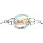 Приводной вал ODM-MULTIPARTS 18-011760 1SIO4F Ford Transit 8 (V363) 2013 – 2020 1 FVCRQ0