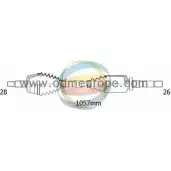 Приводной вал ODM-MULTIPARTS VBCO0X W Ford Transit 6 (FD) Автобус 2.0 DI (FE. FF. FG) 100 л.с. 2000 – 2006 18-012200 O0USXI