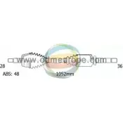 Приводной вал ODM-MULTIPARTS 18-012721 GAICL8 3753208 L S92U