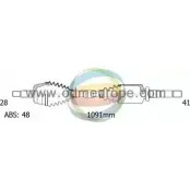 Приводной вал ODM-MULTIPARTS RV YH05 3753209 9NVAZ1 18-012731