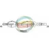 Приводной вал ODM-MULTIPARTS NW QZ27 OIN0B 18-012870 3753222
