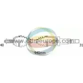 Приводной вал ODM-MULTIPARTS 18-012930 PW2KD Q7 NRTMC4Y 3753228