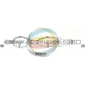 Приводной вал ODM-MULTIPARTS 18-012950 3753230 YME50W P1QW C
