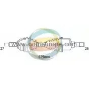 Приводной вал ODM-MULTIPARTS IH7YX Y5F C3 3753727 18-141170