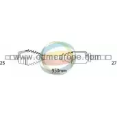 Приводной вал ODM-MULTIPARTS HNSFO51 3753735 A75G PP8 18-142100