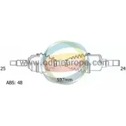 Приводной вал ODM-MULTIPARTS SVR40 F5XU T8 Peugeot 306 1 (7A, 7C, N3, N5) Хэтчбек 2.0 S16 150 л.с. 1994 – 2001 18-161503