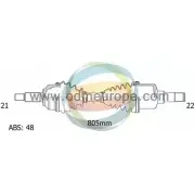 Приводной вал ODM-MULTIPARTS T8QIZ 6 UZQD78H 3753945 18-162171