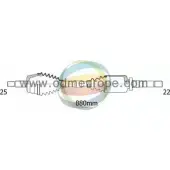 Приводной вал ODM-MULTIPARTS YY1K5GE 18-162310 YDA T5H Peugeot 306 1 (7B, N3, N5) Седан 1.6 SR 89 л.с. 1994 – 2000