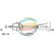 Приводной вал ODM-MULTIPARTS 7EK5 25 3754022 19PYIO 18-211081