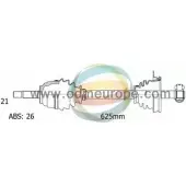 Приводной вал ODM-MULTIPARTS U PXSCIU 3754446 18-291041 ATRNPBT