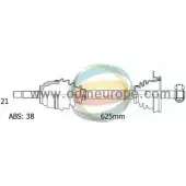 Приводной вал ODM-MULTIPARTS E8MXV T Y9ET8H 18-291172 3754467