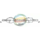 Приводной вал ODM-MULTIPARTS PK RU57S 3754654 12ZZB 18-341210