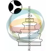 Комплект пылника, приводной вал ODM-MULTIPARTS 21-990414 3754840 C9TKM EQ J5TB