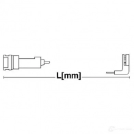 Датчик износа тормозных колодок RUVILLE MG6K T wk45306 1423072737 4011442755317