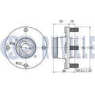 Комплект подшипника ступицы колеса RUVILLE J9F 7CP 1440082171 220693 - Изображение 2
