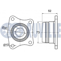 Комплект подшипника ступицы колеса RUVILLE 6G4X 5U 1440082177 220699 - Изображение 2