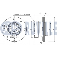 Комплект подшипника ступицы колеса RUVILLE 220947 LZR 5RWR 1440082425 - Изображение 2