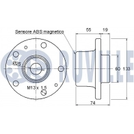 Комплект подшипника ступицы колеса RUVILLE 5 T29MV3 221041 1440082520 - Изображение 2