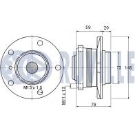 Комплект подшипника ступицы колеса RUVILLE MSNR N 221099 1440082578 - Изображение 2